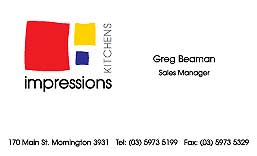 Color Business card